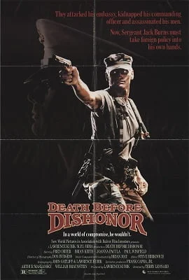 Download Death Before Dishonor (1987) Dual Audio {Hindi-English} 720p [500MB] HEVC BluRay –