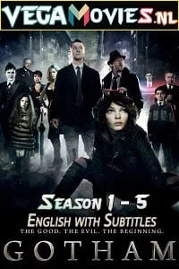 Download Gotham (Season 1 – 5) Complete TV Series {English With Subtitles} 720p WEB-DL [250MB] –