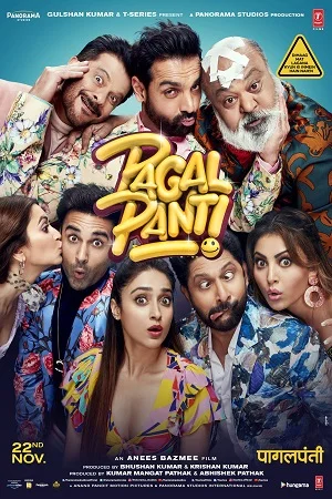 Download Pagalpanti (2019) Hindi Full Movie 480p [400MB] | 720p [1.2GB] | 1080p [4GB] | 2160p 4K [11.1GB] –