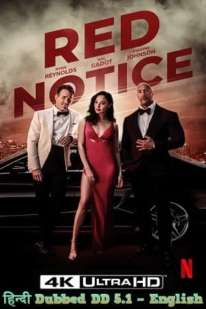 Download Red Notice – Netflix Original (2021) Dual Audio {Hindi-English} 480p [400MB] | 720p [1.3GB] | 1080p [3GB] | 2160p [6.4GB] –