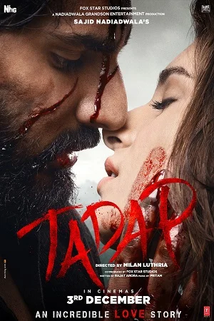 Download Tadap (2021) Hindi Full Movie 480p [430MB] | 720p [1.1GB] | 1080p [2GB] | 2160p [17GB] –